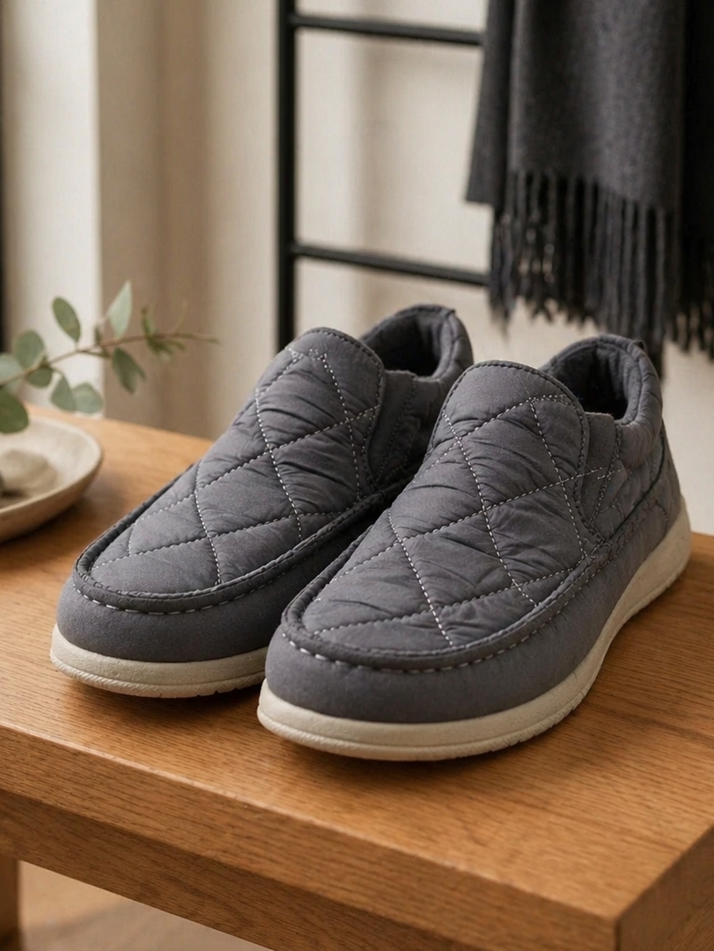 Sperry Quilted Slip-On Athletic Shoes - Gray